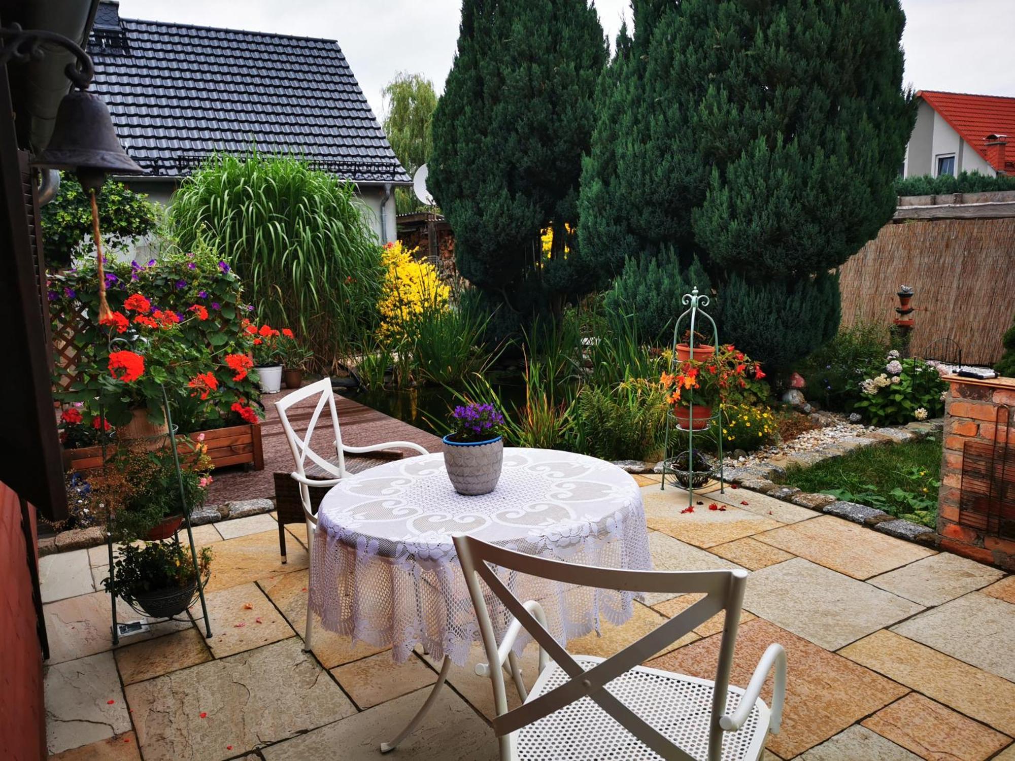Ferienhaus Mit Mediterraner Terrasse Müllrose エクステリア 写真